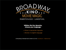Tablet Screenshot of broadwaykino.com